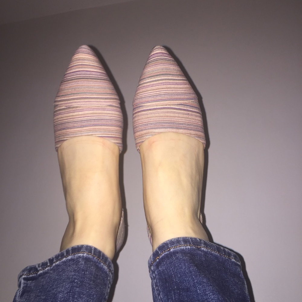Chinese Laundry d’Orsay multicolor flats Sz 8.5